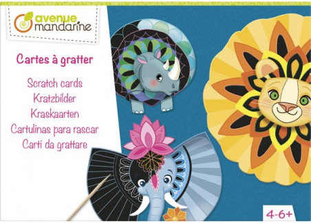 Cartes à gratter Animaux Avenue Mandarine